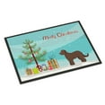 thumbnail image 1 of Carolines Treasures CK3838MAT Brown Goldendoodle Christmas Tree Door Mat Indoor Rug or Outdoor Welcome Mat 18x27 Doormat, 1 of 3