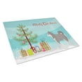 thumbnail image 1 of Carolines Treasures CK3862LCB Pomsky 2 Christmas Tree Glass Cutting Board Large, 12H x 16W, multicolor, 1 of 4