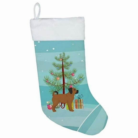 Carolines Treasures CK3863CS Puggle Christmas Tree Christmas Stocking