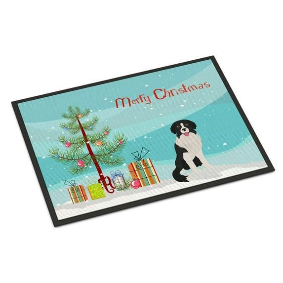 Carolines Treasures CK3887JMAT Borador Christmas Tree Door Mat Indoor Rug or Outdoor Welcome Mat 24x36 Doormat 36"L x