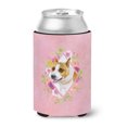 thumbnail image 1 of Carolines Treasures CK4114CC Bull Terrier Pink Flowers Can or Bottle Hugger Can Hugger multicolor, 1 of 5