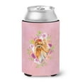 thumbnail image 1 of Carolines Treasures CK4195CC Yorkshire Terrier Design2 Pink Flowers Can or Bottle Hugger Can Hugger multicolor, 1 of 5