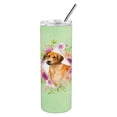 thumbnail image 1 of Carolines Treasures CK4335TBL20 Rhodesian Ridgeback Green Flowers Stainless Steel 20 oz Skinny Tumbler 20 oz multicolor, 1 of 4