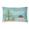 thumbnail image 1 of Carolines Treasures CK4452PW1216 Dzungarian Hamster Merry Christmas Canvas Fabric Decorative Pillow, 12H x16W,, 1 of 4