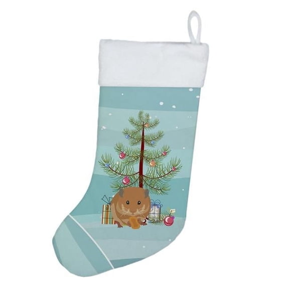 Teddy Bear Hamster Merry Christmas Christmas Stocking 13.5 in x 18 in