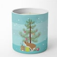 thumbnail image 1 of Carolines Treasures CK4458CDL 3.75 x 3.25 in. Unisex White Legged Hamster Merry Christmas 10 oz Decorative Soy Candle, 1 of 5