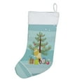 thumbnail image 1 of French Curly Canary Merry Christmas Christmas Stocking 13.5 in x 18 in, 1 of 3