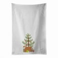 thumbnail image 1 of Carolines Treasures CK4617WTKT 28 x 19 in. Unisex European Shorthair No.1 Cat Merry Christmas White Dish Towels Kitchen Towel - Set of 2, 1 of 3