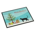 thumbnail image 1 of Carolines Treasures CK4677JMAT 24 x 36 in. Pantherette Cat Merry Christmas Indoor or Outdoor Mat, 1 of 4