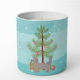 thumbnail image 1 of Carolines Treasures CK4728CDL 3.75 x 3.25 in. Unisex Thai Lilac No.2 Cat Merry Christmas 10 oz Decorative Soy Candle, 1 of 5