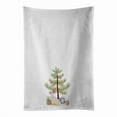 thumbnail image 1 of Carolines Treasures CK4772WTKT 28 x 19 in. Unisex Khao Manee Cat Merry Christmas White Dish Towels Kitchen Towel - Set of 2, 1 of 3