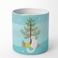 thumbnail image 1 of Carolines Treasures CK4807CDL 3.75 x 3.25 in. Unisex Turkish Angora Cat Merry Christmas 10 oz Decorative Soy Candle, 1 of 5