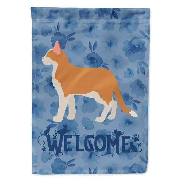 Carolines Treasures CK4825GF 11 x 0.01 x 15 in. Goddess Giant No.2 Cat Welcome Garden Flag
