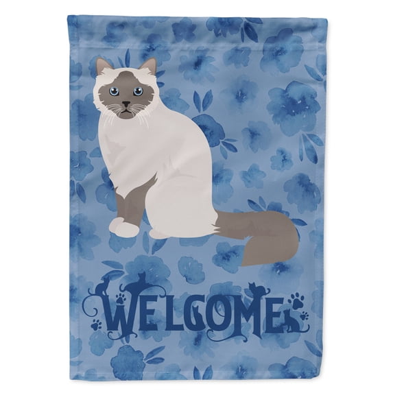 Birman Cat Welcome Garden Flag