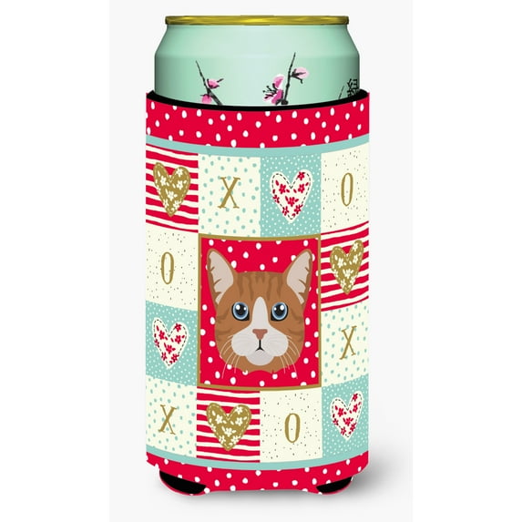 Carolines Treasures CK5132TBC Manx Cat Love Tall Boy Hugger Tall Boy multicolor