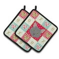 thumbnail image 1 of Carolines Treasures CK5136PTHD Nebelung Cat Love Pair of Pot Holders, 7.5HX7.5W, multicolor, 1 of 4