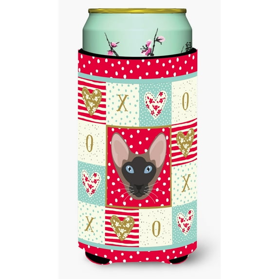 Carolines Treasures CK5141TBC Oriental Bicolor Cat Love Tall Boy Hugger Tall Boy multicolor