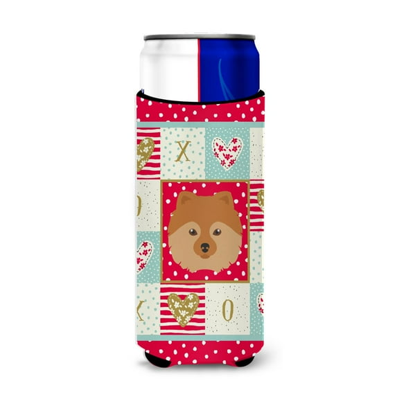 Carolines Treasures CK5201MUK German Spitz Love Ultra Hugger for slim cans Slim Can multicolor
