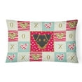 thumbnail image 1 of Carolines Treasures CK5211PW1216 Japanese Terrier Love Canvas Fabric Decorative Pillow, Red, 12H x16W, multicolor, 1 of 3