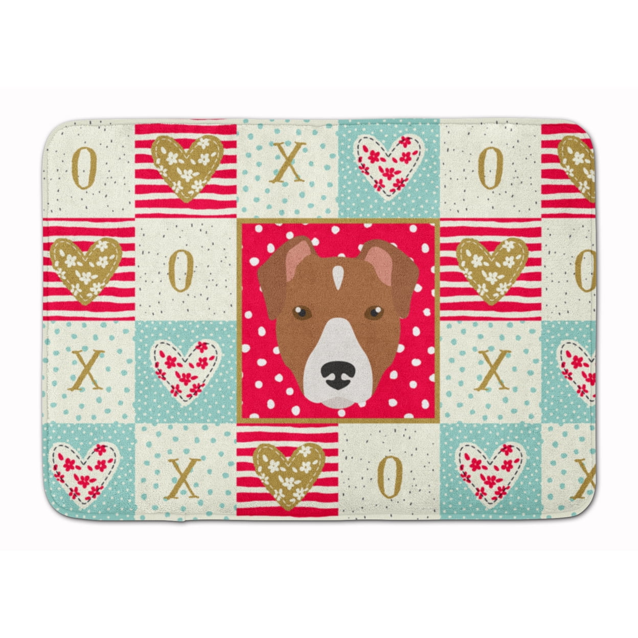LOVE RAT（RED Ver.) Carolines Treasures CK5232RUG Rat Terrier Love Machine Washable