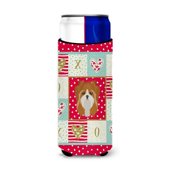 Carolines Treasures CK5243MUK Yorkshire Terrier Love Ultra Hugger for slim cans Slim Can multicolor