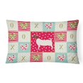 thumbnail image 1 of Carolines Treasures CK5313PW1216 Boer Goat Love Canvas Fabric Decorative Pillow, Red, 12H x16W, multicolor, 1 of 3