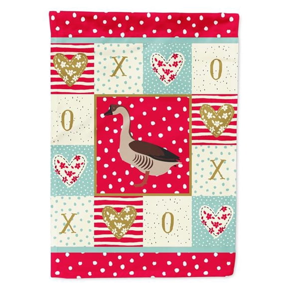 Chinese Goose Love Flag Garden Size CK5323GF