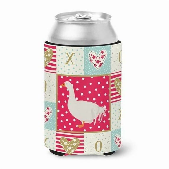 Caroline's Treasures CK5329CC Sebastopol Goose Love Can or Bottle Hugger, Can Hugger, multicolor