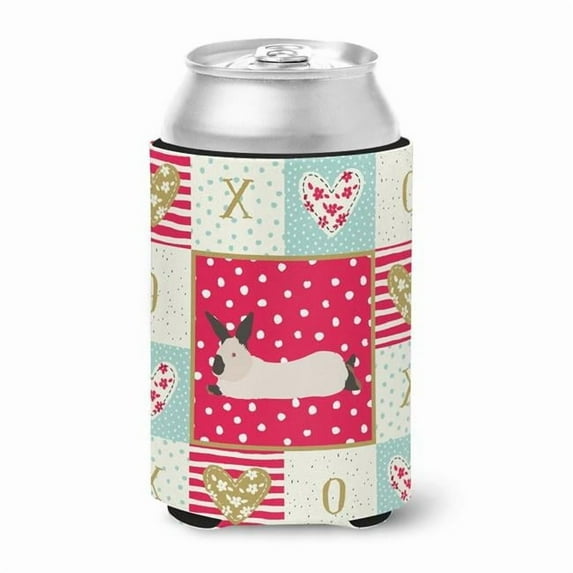 Carolines Treasures CK5394CC California White Rabbit Love Can or Bottle Hugger