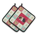 thumbnail image 1 of Carolines Treasures CK5426PTHD Abyssinian Guinea Pig Love Pair of Pot Holders, Red, 7.5HX7.5W, multicolor, 1 of 4