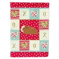 thumbnail image 1 of Carolines Treasures CK5428GF Crested Guinea Pig Love Flag Garden Size Small multicolor, 1 of 3