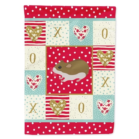 Chinese Hamster Love Garden Flag