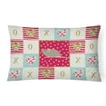 thumbnail image 1 of Carolines Treasures CK5450PW1216 Grey Domestic Mouse Love Canvas Fabric Decorative Pillow, Red, 12H x16W, multicolor, 1 of 3