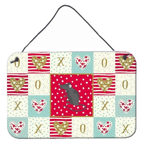 Carolines Treasures CK5452DS812 8 x 12 in. Satin Mouse Love Wall or Door Hanging Prints