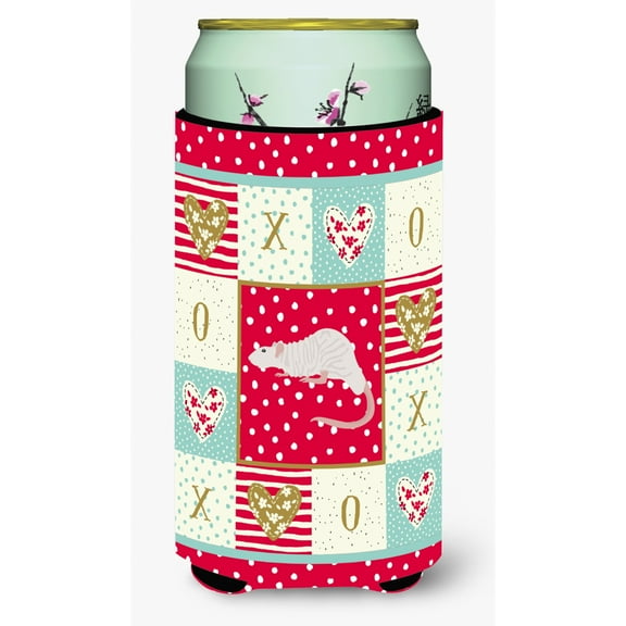Carolines Treasures CK5458TBC Dumbo Sphynx Rat Love Tall Boy Hugger Tall Boy multicolor
