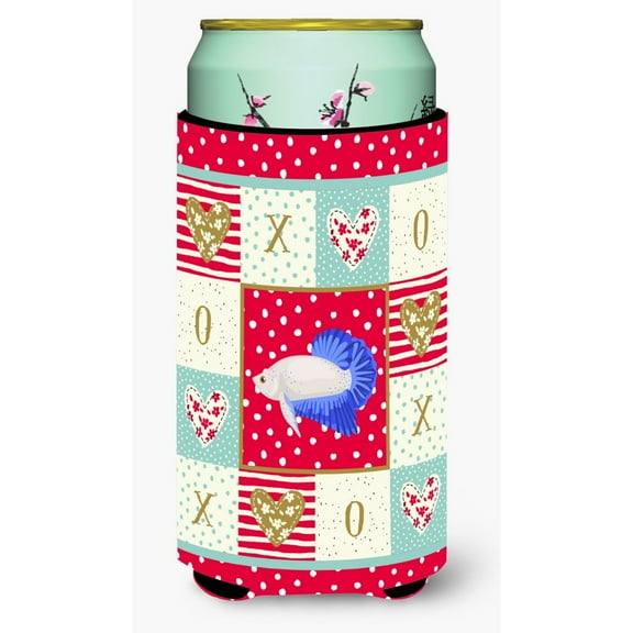 Carolines Treasures CK5492TBC Plakat Betta Love Tall Boy Beverage Insulator Hugger Tall Boy multicolor