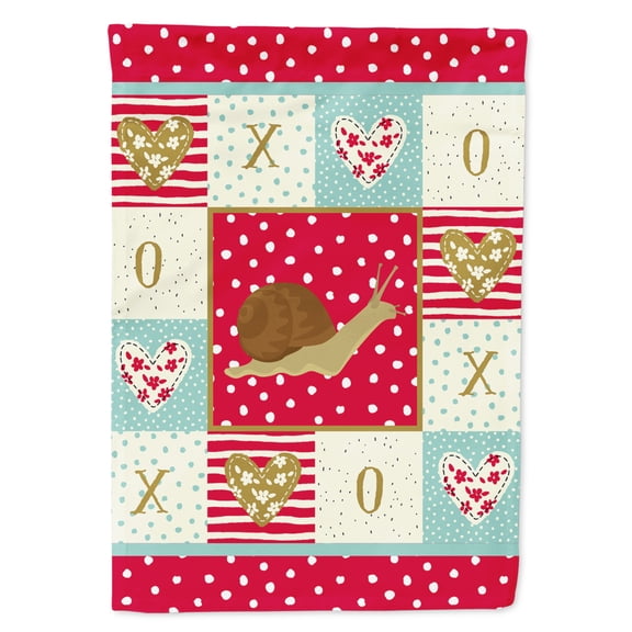 Carolines Treasures CK5527GF Garden Snail Flag Garden Size Small multicolor