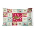 thumbnail image 1 of Carolines Treasures CK5527PW1216 Garden Snail Canvas Fabric Decorative Pillow, Red, 12H x16W, multicolor, 1 of 3