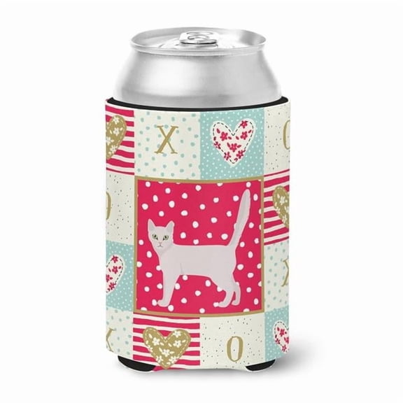 Carolines Treasures CK5571CC Burmilla Cat Love Can or Bottle Hugger cold-beverage-koozies, Multicolor