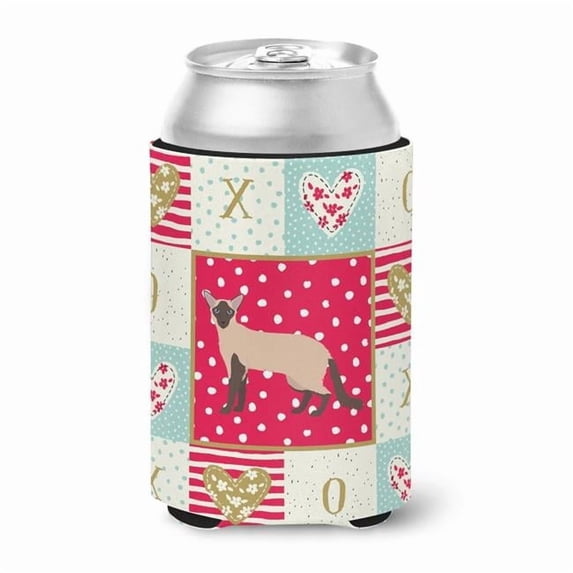 Carolines Treasures CK5584CC 12 oz Colorpoint Longhair Cat Love Can or Bottle Hugger