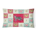 thumbnail image 1 of Carolines Treasures CK5699PW1216 Scottish Straight Cat Love Canvas Fabric Decorative Pillow, Red, 12H x16W, multicolor, 1 of 3