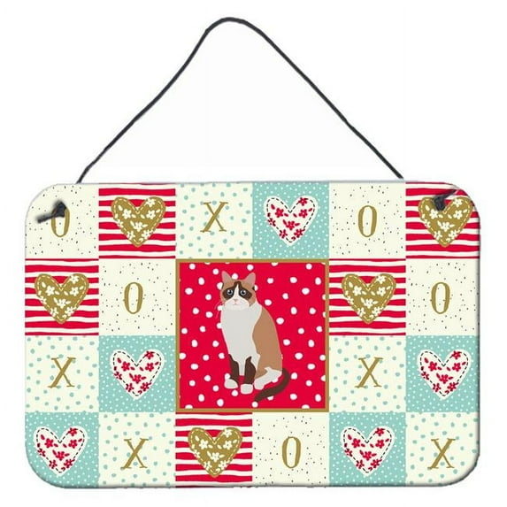 Carolines Treasures CK5739DS812 8 x 12 in. Arabian Mau Cat Love Wall or Door Hanging Prints