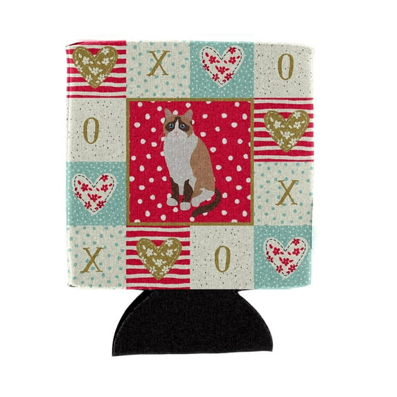 Carolines Treasures CK5791CC Snowshoe Cat Love Can or Bottle Hugger Can Hugger multicolor