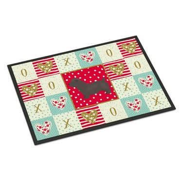 Carolines Treasures CK5839MAT Glen of Imal 1 Love Door Mat Indoor Rug or Outdoor Welcome Mat 18x27 Doormat 27"L x 18"W