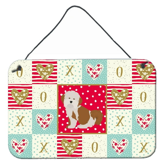 Carolines Treasures CK5842DS812 Havanese 2 Love Wall or Door Hanging Prints 8x12 multicolor