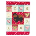 thumbnail image 1 of Carolines Treasures CK5878CHF Pomeranian 2 Love Flag Canvas House Size Large multicolor, 1 of 4