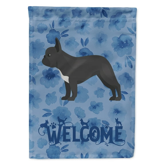 Carolines Treasures CK5991CHF French Bulldog 1 Welcome Flag Canvas House Size Large multicolor
