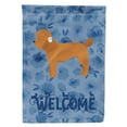 thumbnail image 1 of Toy Poodle Welcome Flag Canvas House Size, 1 of 4
