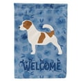 thumbnail image 1 of Carolines Treasures CK6134GF Jack Russell Terrier Welcome Flag Garden Size Small multicolor, 1 of 3