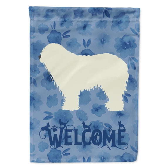 Komondor Welcome Garden Flag